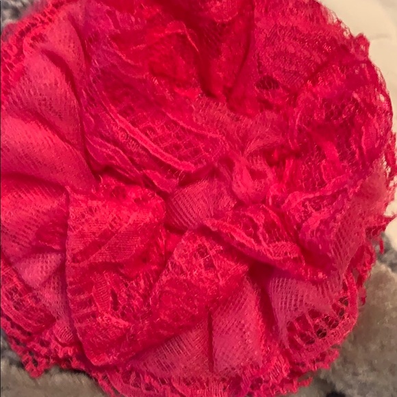 Jamie Rae infant hat  gray and pink  3-6m - Picture 2 of 6